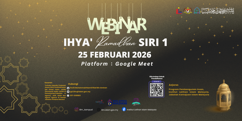 Banner Kursus Webinar Ihya' Ramadhan Siri 1