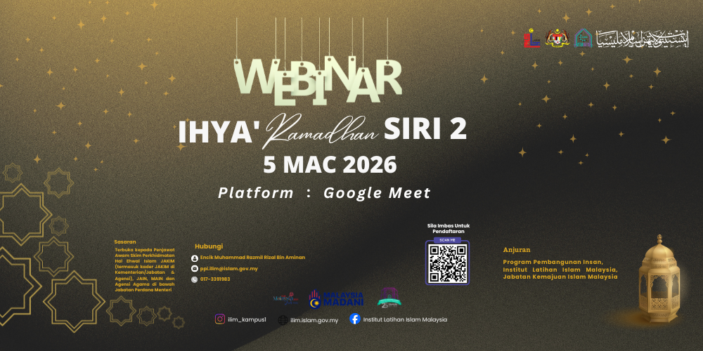 Banner Kursus Webinar Ihya' Ramadhan Siri 2 