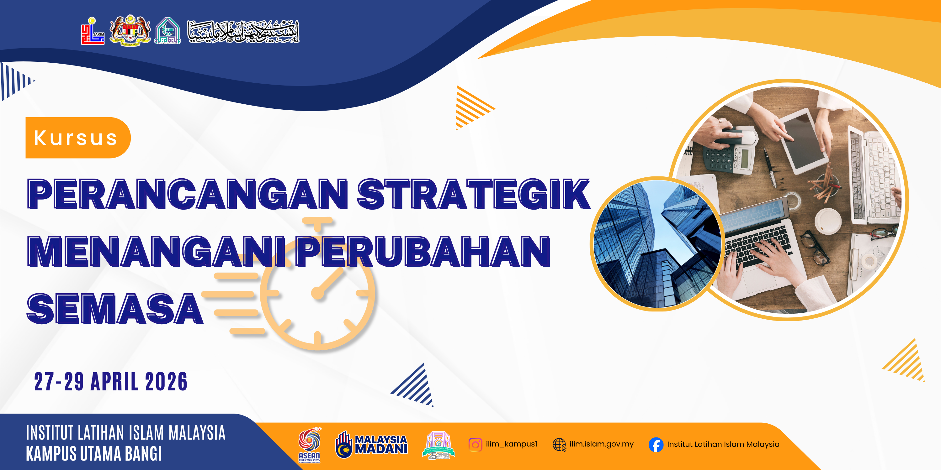Banner Kursus Kursus Perancangan Strategik Dalam Menangani Perubahan Semasa