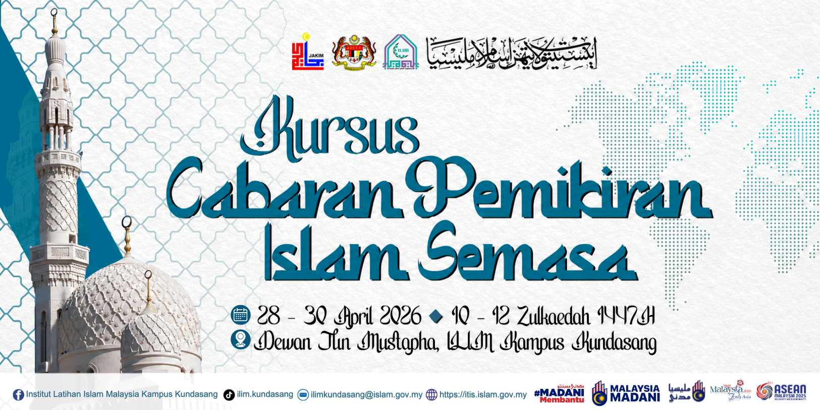 Banner Kursus Kursus Cabaran Pemikiran Islam Semasa