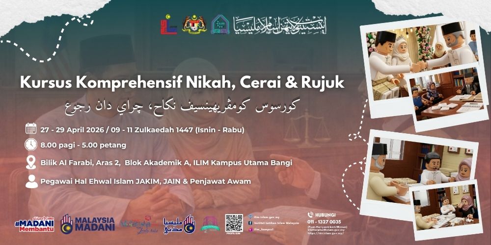 Banner Kursus Komprehensif Nikah, Cerai Dan Rujuk